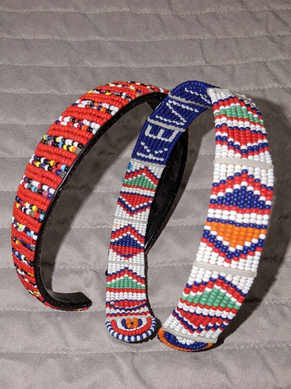 $2 with Bundle ~ Beaded Headband Lot 6343 6345